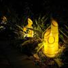 Bamboo Section Resin Lights: Outdoor Waterproof Lawn & Garden Decoration