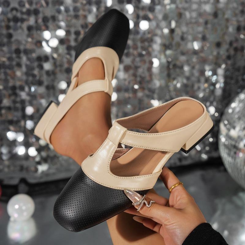 Fashion Summer Slingback Casual Shoes Fashion Woman Cozy Walking Sandals 2025 New Women Heeled Sandals Brand Trend Dress Sandals Woman