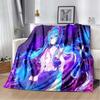 Anime Vocaloid Girl Blanket Kawaii Miku Lightweight Soft Throw Blanket Flannel Bedspread Sofa Cover Gift for Children