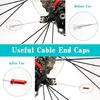 Bicycle Cable End Caps Aluminum Alloy Bike Brake Shifter Cable Tips Wire End Cap Multiple Colors Bike Line Core Caps