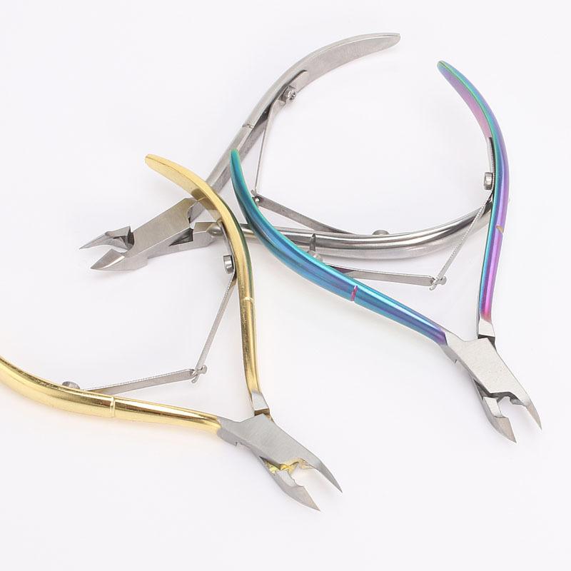 Cuticle Trimmer with Cuticle Pusher, Cuticle Remover  Professional Stainless Steel Cuticle Cutter Nippers Pedicure Manicure Tool