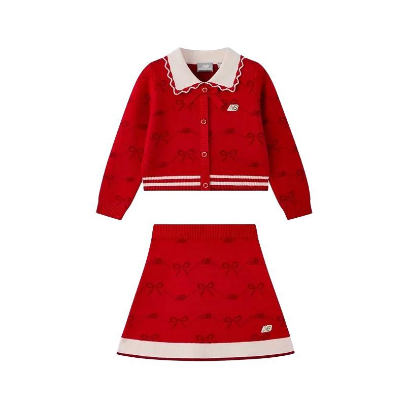 New Balance Kids Two Piece Skirt Sets Moderate Short 2VG11152-RD 120