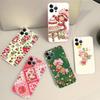 S-Strawberry-shortcake Girl For IPhone 17 16 15 14 13 12 11 Pro Max Plus Soft TPU Silicone Back Cover Clear Case