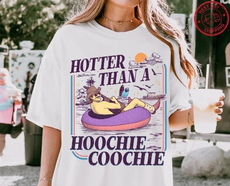 Hotter than a hoochie shirt, vintage concert shirt Unisex T-Shirt XL