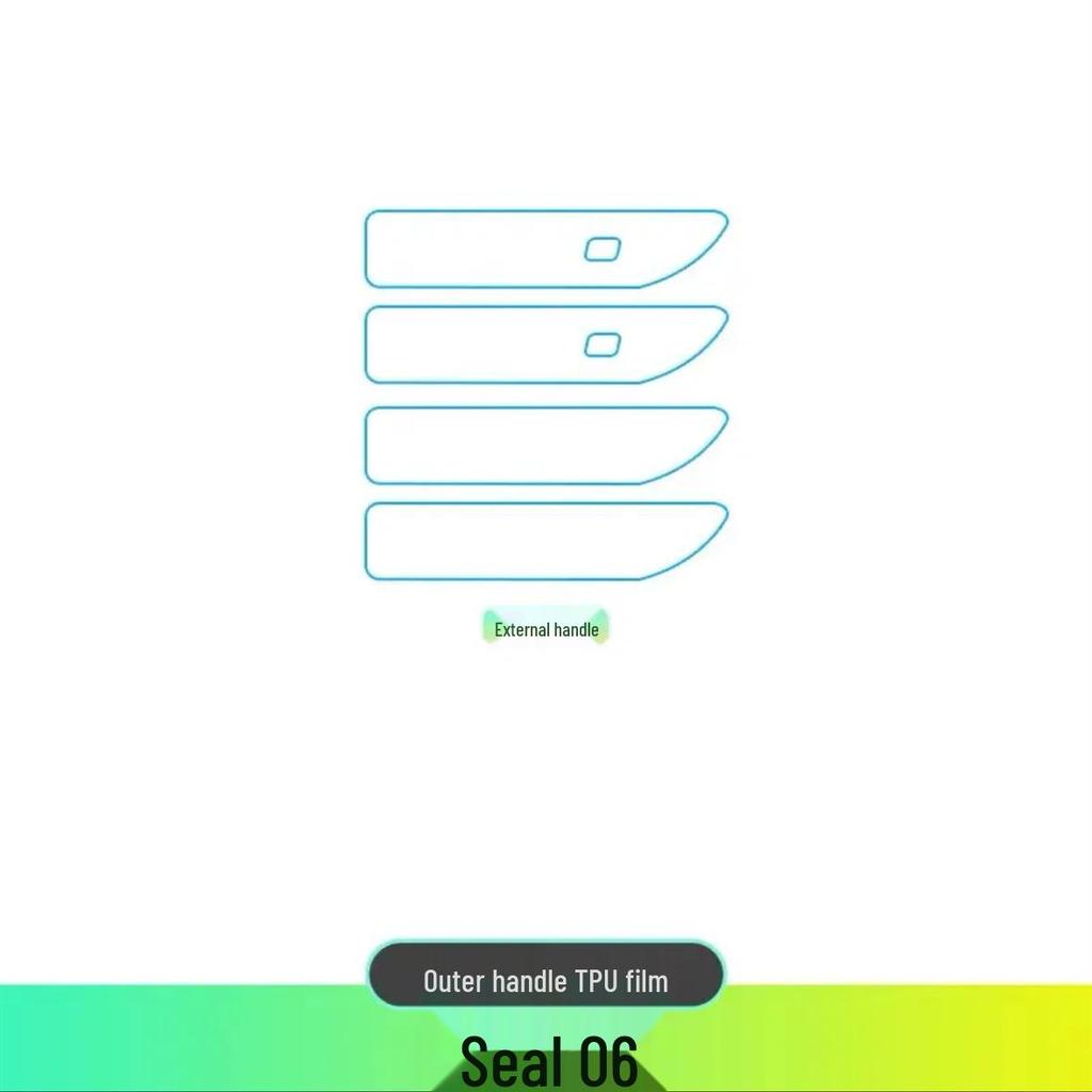 BYD Seal 06 Innenfolie für 25 Modelle: Instrumenten-Navigationsbildschirm-Schutzfolie, Schalthebel & Klimaanlagen-Aufkleber, HD-TPU