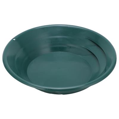 380 mm zlatá panvica Manuálne ryžovanie piesku Triediaci zásobník Zlatý umývací doplnok Zelený