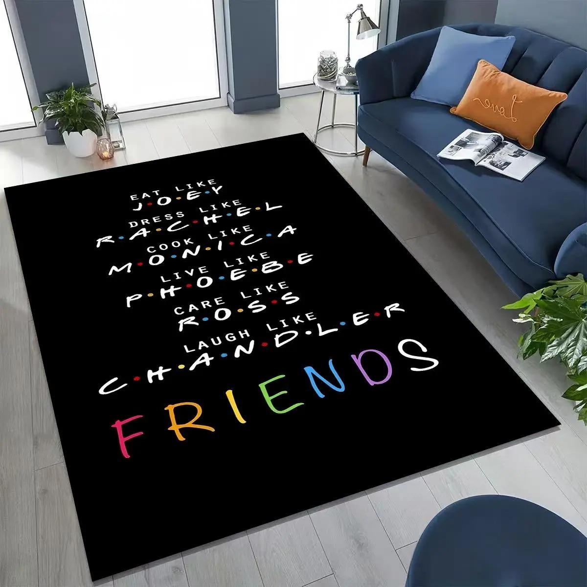 

Classic Friends Central Perk Sign TV Rug for Bedroom Living Room Sofa Home Doormat Decor Carpets for Living Room Bedroom Carpet 40x60cm