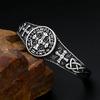 316L Stainless Steel Classic Saint Benedict CSPB Bracelet for Men Women Fashion Opening Cross Bangles Jewelry Gift Dropshipping