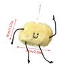 Cute Little Butter Doll Plush Toy Keyrings Fashion Creative Backpack Pendant Soft Stuffed Butter Doll Kawaii Kids Birthday Gifts