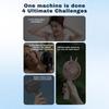 Handheld Electric Fan Portable Fan Hanging Neck Digital Display Turbine Folding High-speed Semiconductor Ice  Fan