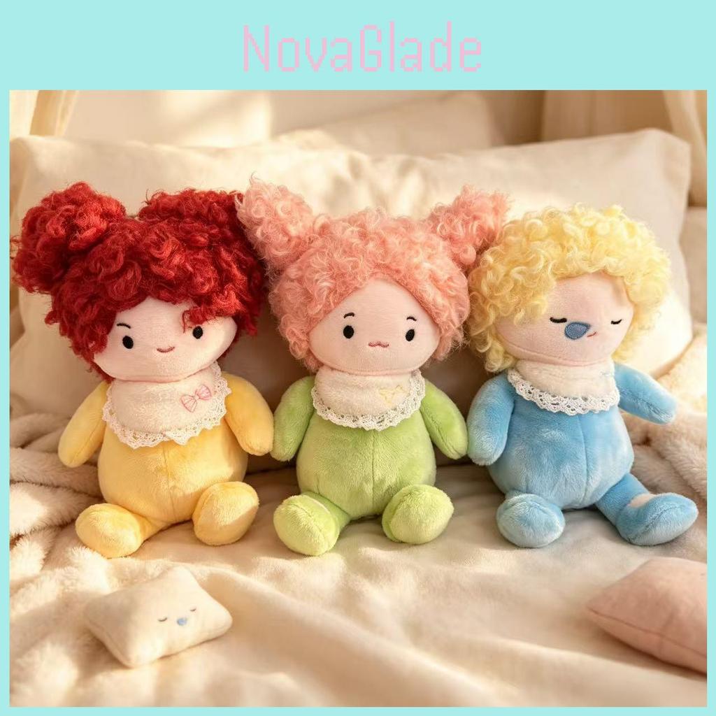 Plush Rainbow Girl Doll With Curly Hair Soft Toy For Kids Birthday Gift