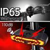 Automatic Dimming Intelligent Bikes Tail Light With Motion Detection Brake Warning for Effortlessly Night Ride