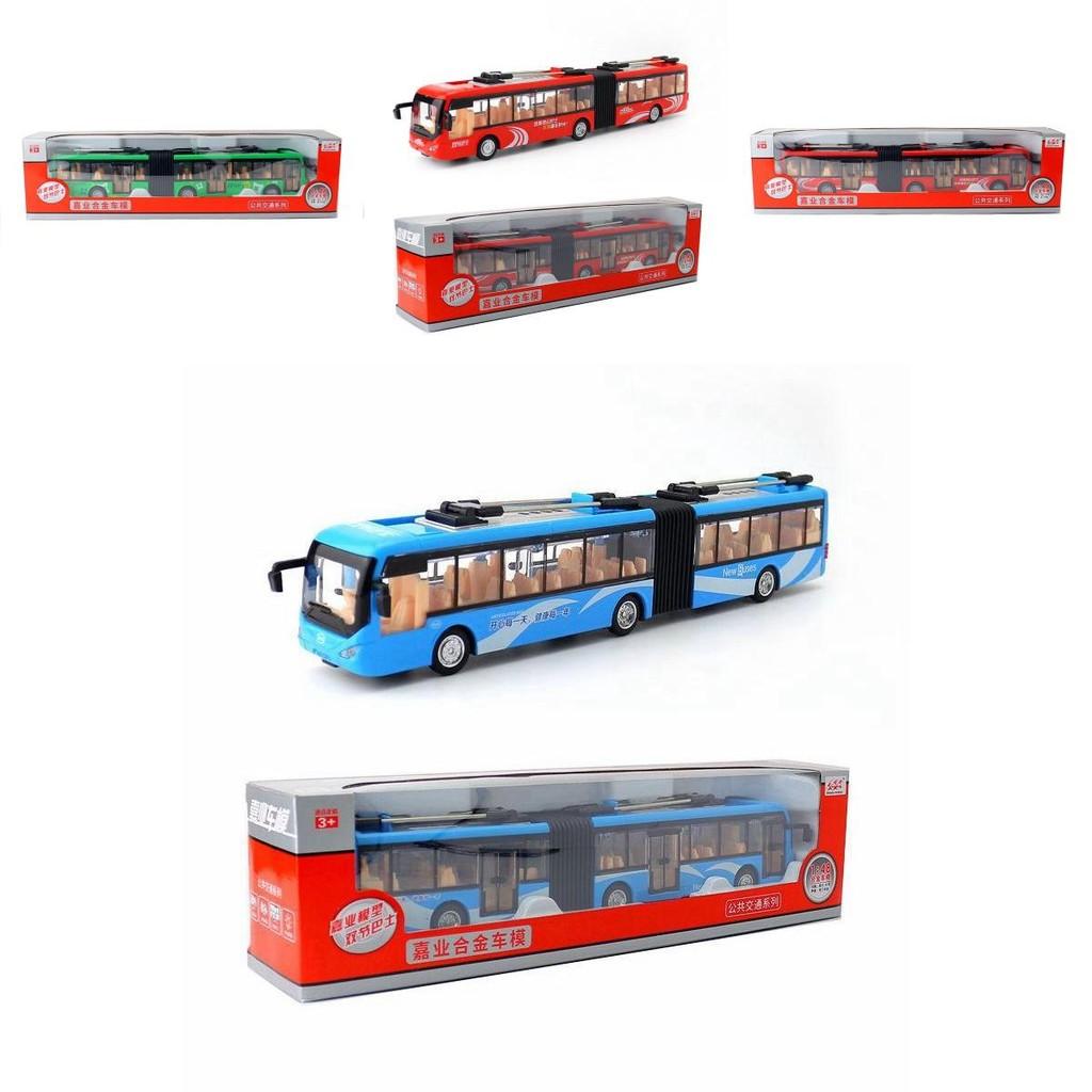 Bus Model Toy With Sound Light Features Design For Kids Play Collecting And