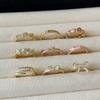 Dripping Butterfly Flower Opening Ring Female Niche Personality Versatile Sweet Temperament Simple Fashion Ring Ring