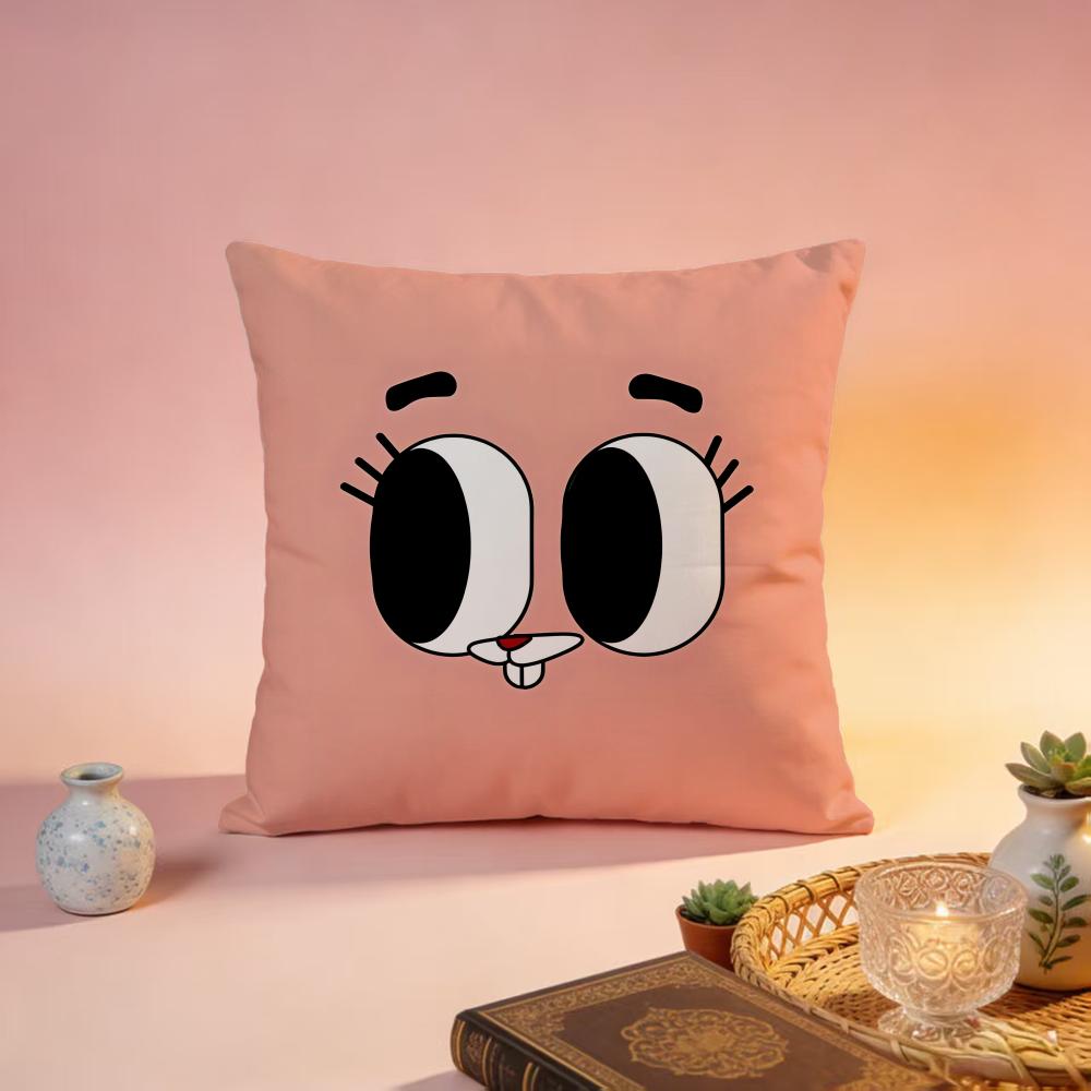 Popular TThe Amazing World of Gumballable Cushion Cover Premium SkinFriendly Pillow Case MultiPurpose for Home Office Travel