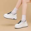New platform women's shoes spring versatile sports casual shoes heightening lace-up lightweight lace-up board shoes