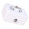 Cash Box with Money Tray Metal Storage Safe Lock Box Mini Locking Cash Box Money Saving Organizer