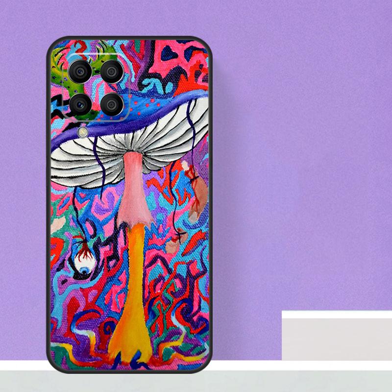 Psychedelic Mushrooms Florals Case For Samsung Galaxy M21 M31 M15 M55 M56 M36 M16 M06 M13 M33 M53 M12 M32 M52 M14 M34 M54