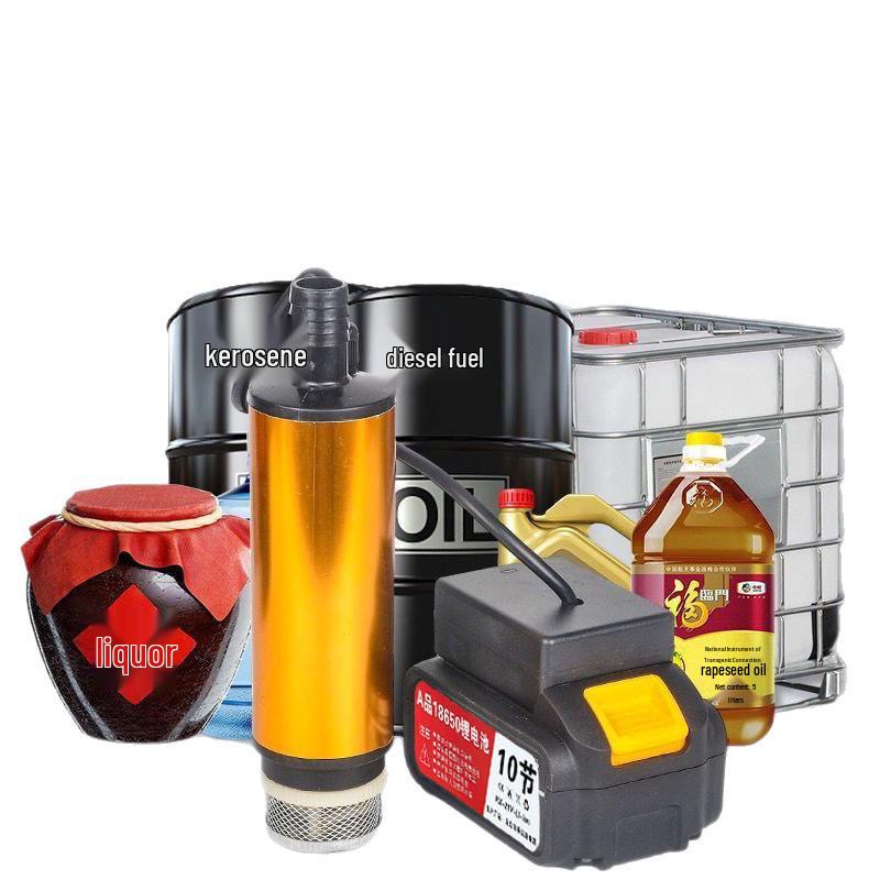 Portable 21V/24V Lithium Battery Oil & Water Suction Pump