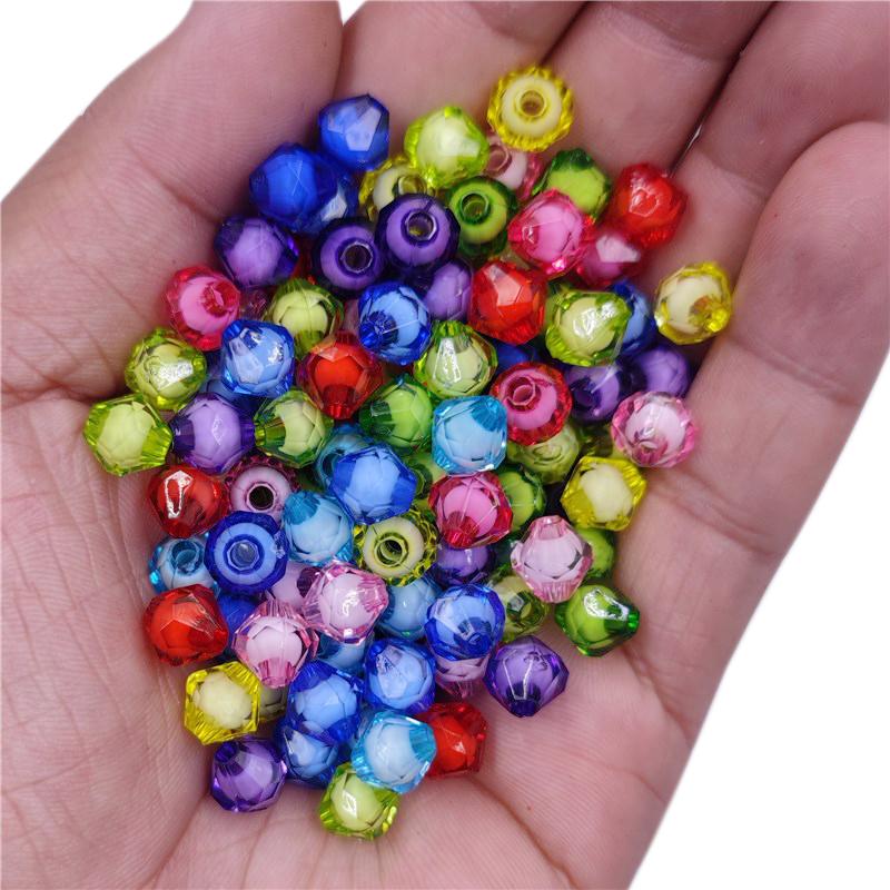 

50 шт. 8 мм двухслойные свободные бусины для изготовления ювелирных изделий своими руками