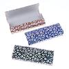 Leopard Print Pu Leather Glasses Case Large Capacity Hard Spectacle Storage Box Pressure Resistant Portable Spectacle Carry Case