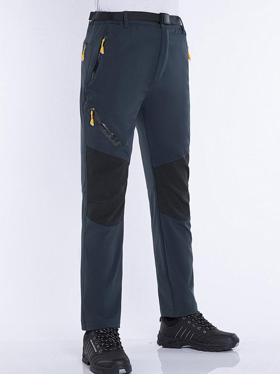 Men's Outdoor Shell Pants: Windproof & Waterproof, Single Layer, Ideal for Hiking & Mountaineering In Spring, Autumn, Winter.