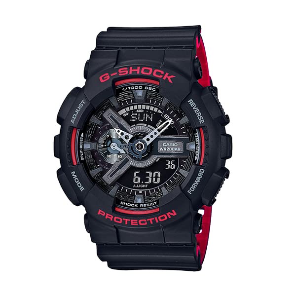 

CASIO Black and Red G-SHOCK GA-110HR-1A Men s Analog-Digital Watch