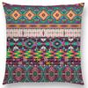 Colorful Seamless Aztec Decorative Prints Sofa Throw Pillow Case Fancy Abstract Geometric Vector Pattern Tribal Cushion Cover