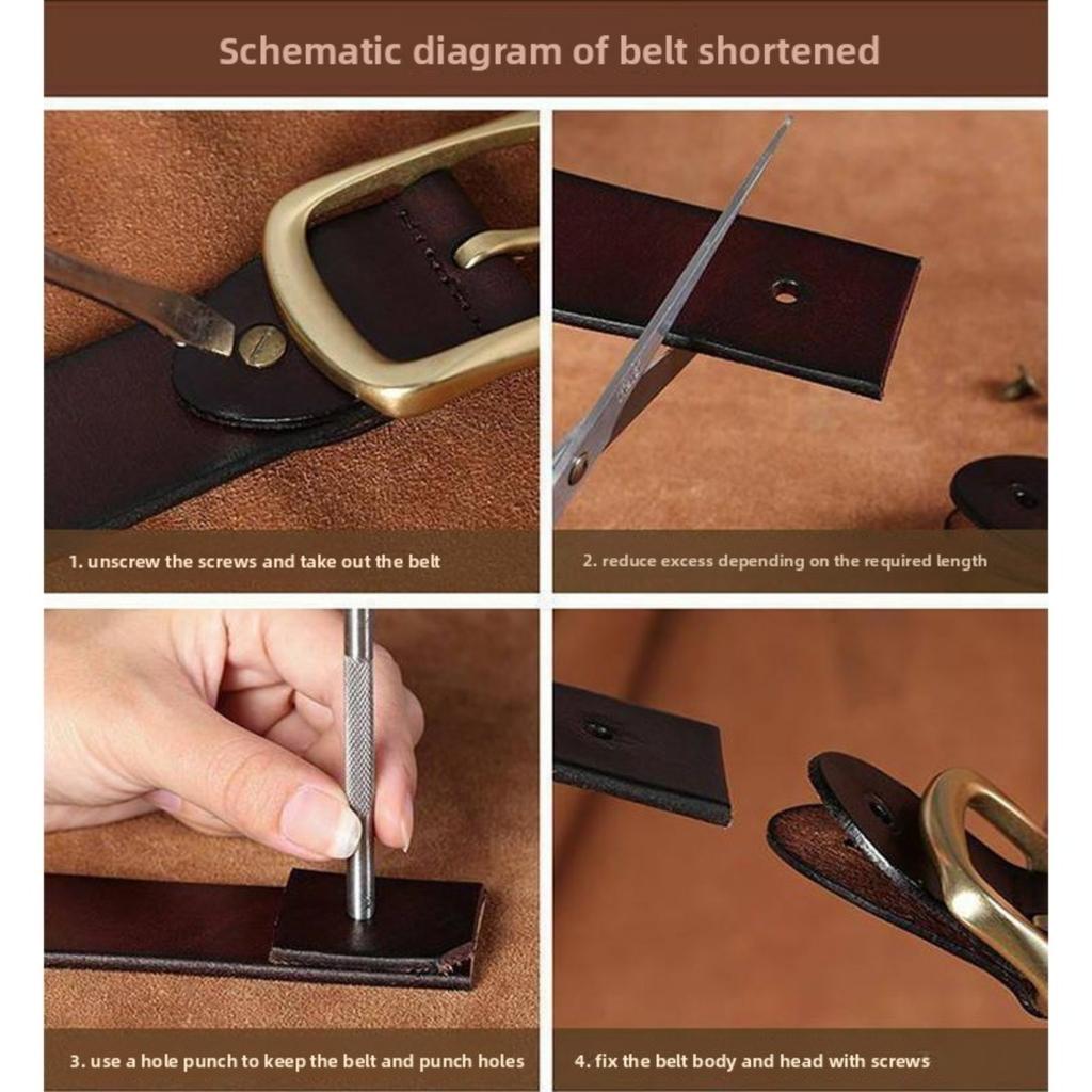 Single Men's Leather Alloy Buckle Belt, Fashionable, Casual, Simple, Personalized, Business Retro, Classic, Versatile and Trendy