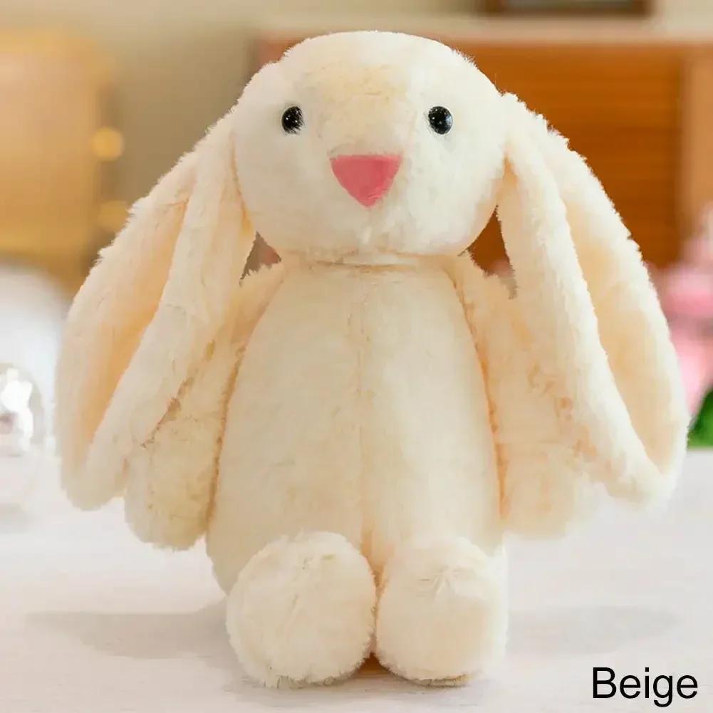 25cm Cute Baby Rabbit Plush Toy Long Ear Soft Stuffed Bunny Doll Sleeping Toy Girls Kids Kawaii Plush Animal Birthday Gifts