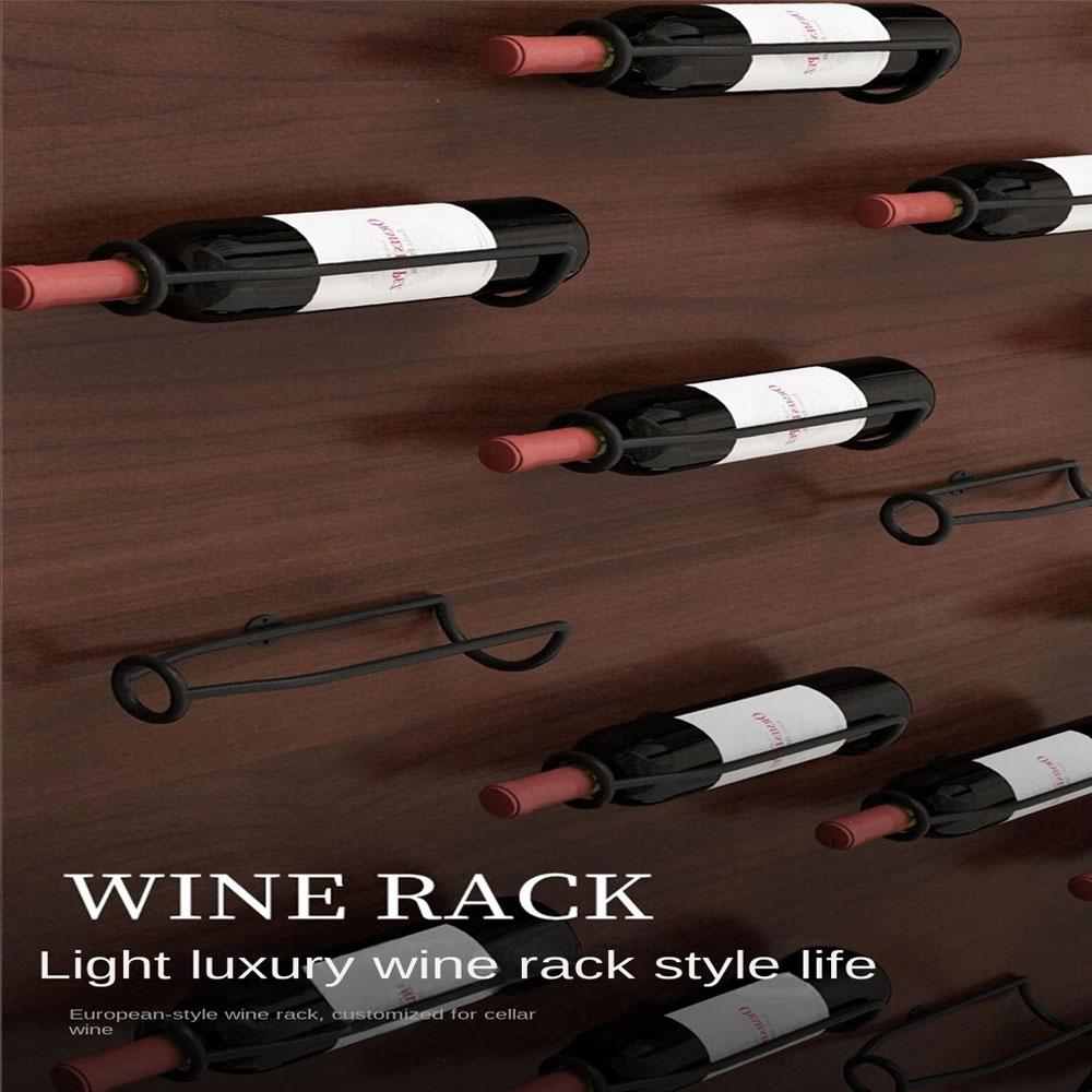 Shelf Iron Support Simple And Generous Can Repeatedly Use Display Rack Rack Wine Collection And Display Wall-mounted Wine Rack