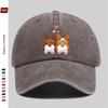 pc HeartShaped Corgi Silhouette Printed Baseball Cap Pet Print Design Golf Hat Home Leisure Decor Hat Comfortable Lightweig