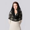 Functional Polyester Scarf Serves As Hair Band Neck Cover Or Mask Portable For Travel Elegant Use Comfortable Fabric