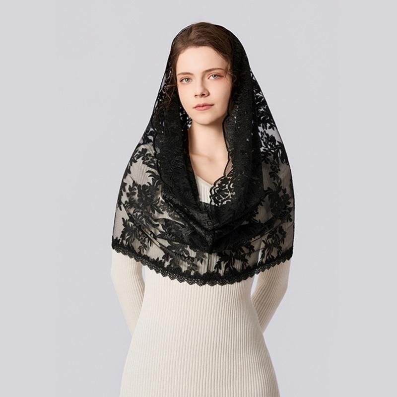 Functional Polyester Scarf Serves As Hair Band Neck Cover Or Mask Portable For Travel Elegant Use Comfortable Fabric