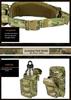 Multifunctional Tactical Molle Waist Belt - Padded Nylon for Outdoor Combat Training