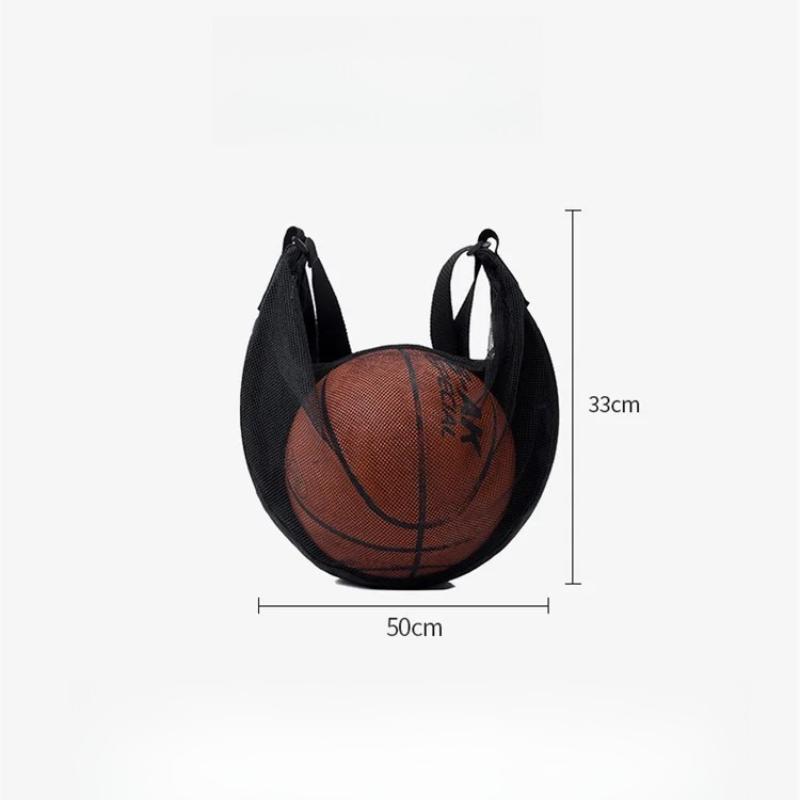 1pc Kids Crossbody Sports Bag for Basketball Football Volleyball Size 7 Ball Storage Training Pack Basketball Player Equipment