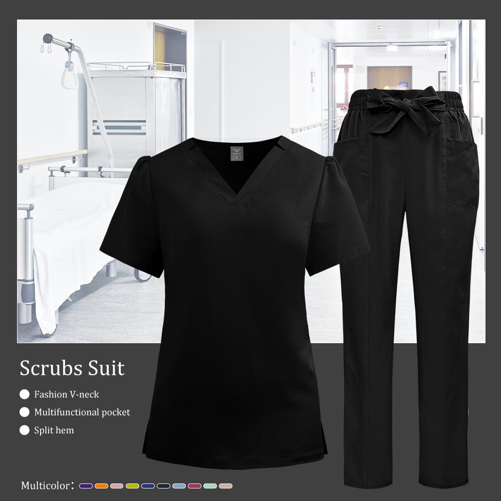 

Медичний Халат Uniform Докторський Костюм Жіночий Медсестринський Халат Стоматологічний Педіатричний Робочий Одяг Швидкосохнучий Медичний Сервіс Набір для Догляду S