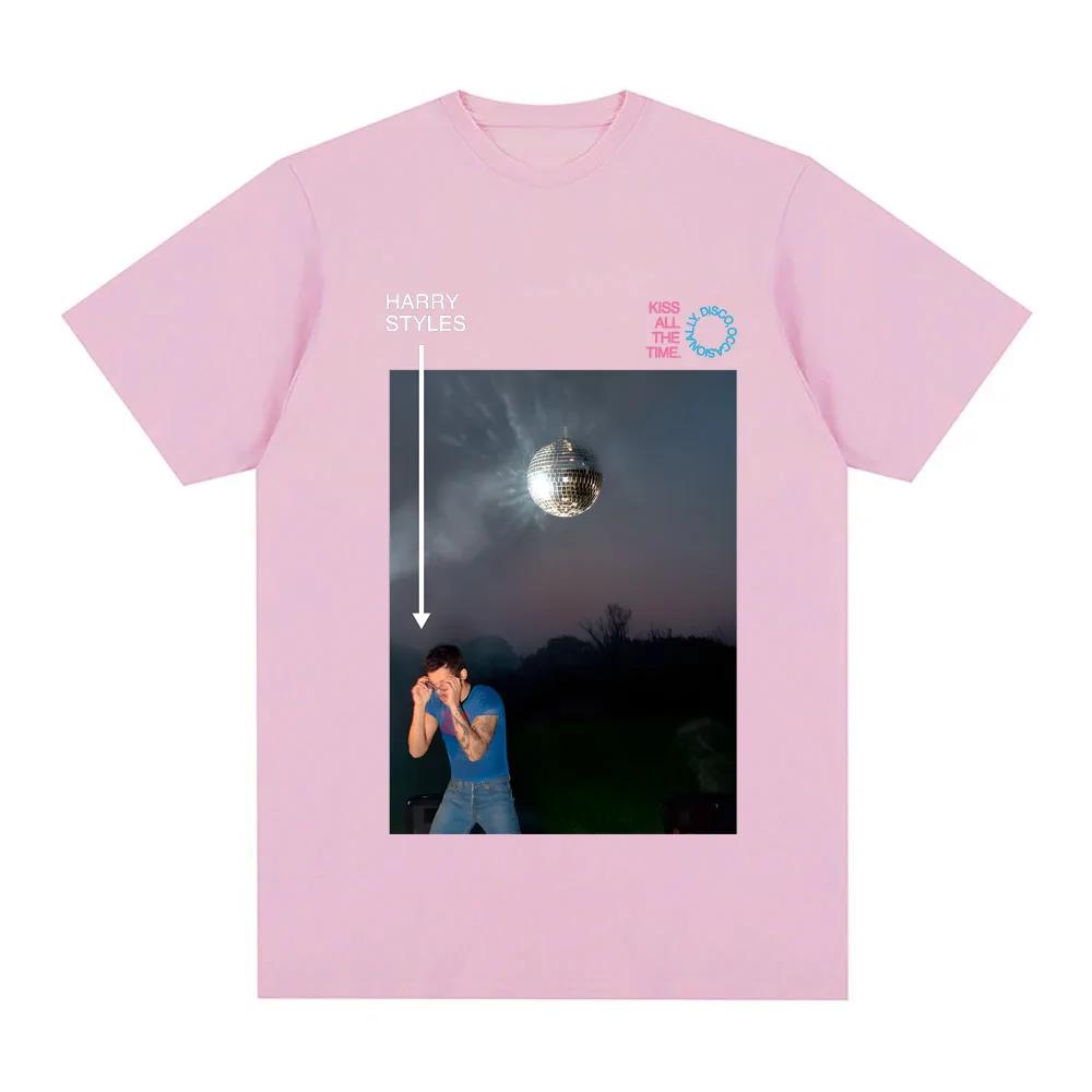 2026 New Album Kiss All The Time Tshirt Singer HarryStyle Graphic Printing Hip Hop 100Cotton Teeshirt Unisex HighQuality Tops