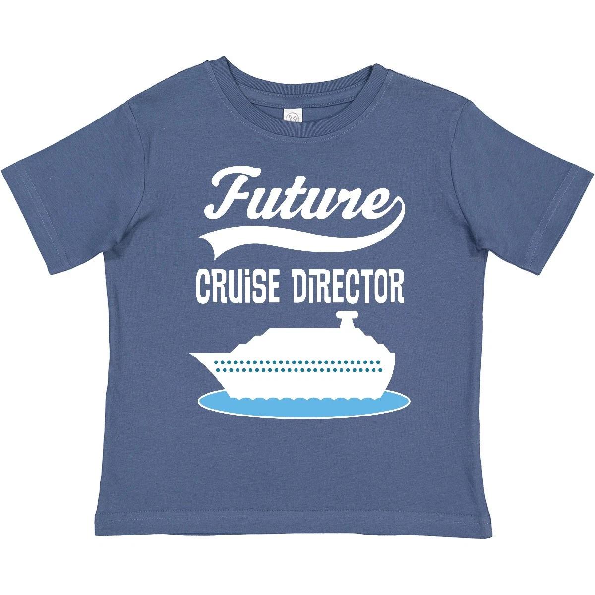 Inktastic Future Cruise Director Childs Occupation Ship Toddler T-Shirt Boat Job 120