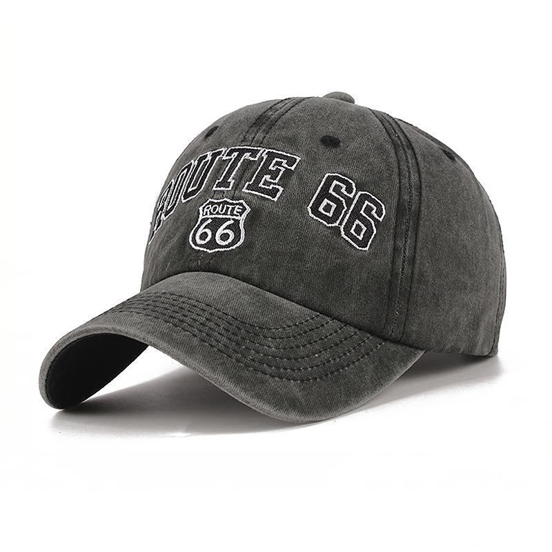 Fashion Washed Cotton Baseball Caps for Men Women Retro Letter Embroidery Hip Hop Hats Outdoor Sports Sunscreen Snapback Sun Hat