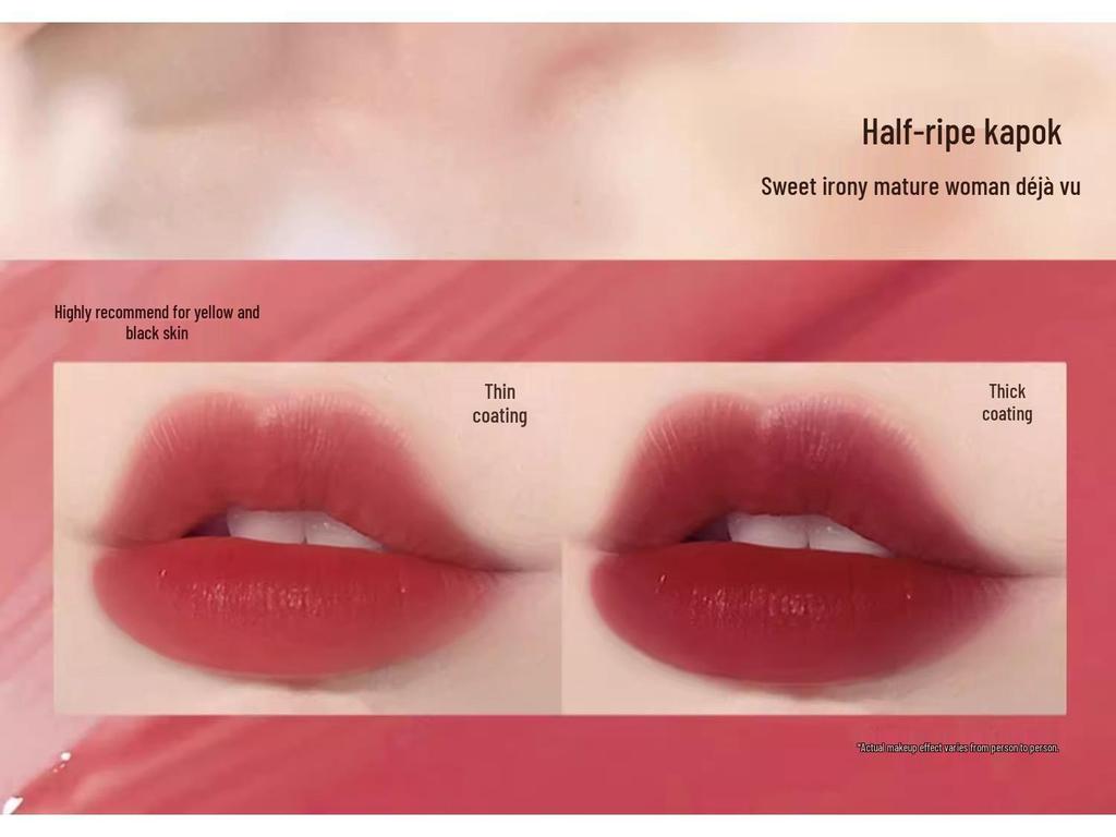 Colorkey Matte Black Satin Lip Tint - Moisturizing & Affordable Lip Clay for Students