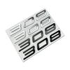 AAXI1 3D Car Rear Trunk Emblem Sticker for Peugeot 308 Auto Metal Letter Badge Decal Exterior Decoration