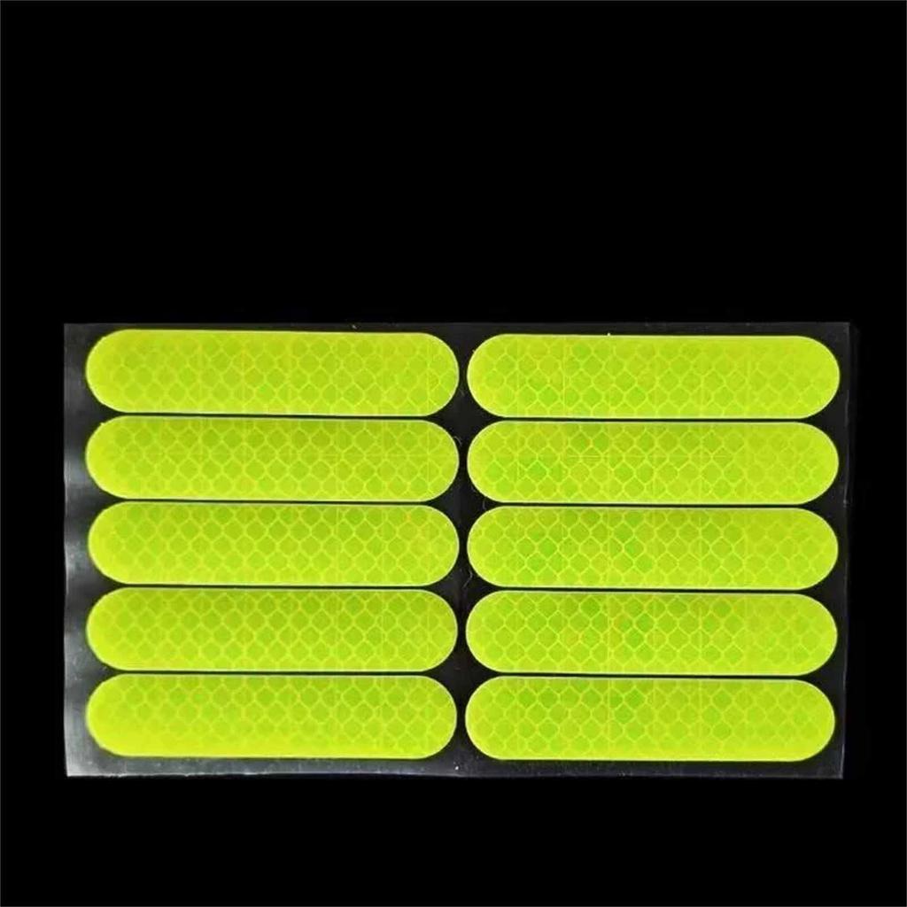 Car & Helmet Reflective Stickers – Adhesive Electric Motorcycle & Reflective Film, Safety Strips for Night Riding & Driving