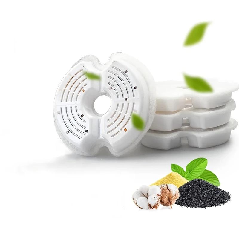 

4/8PCS Activated Carbon Replacement Filters for Cat Water Fountain Multiple Filtration Pet Water Dispenser Filter