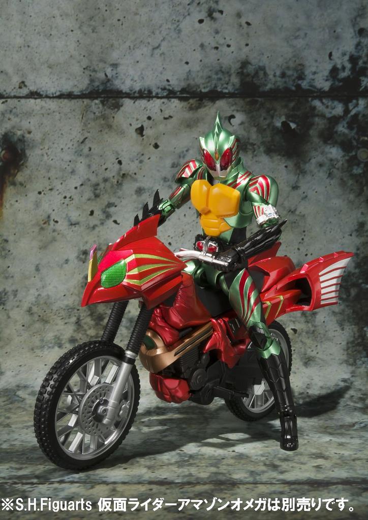 TAMASHII NATIONS Kamen Rider Amazons Jungle approximately ABS PVC painted action figure S.H.Figuarts Rider, 180mm, & & die-cast