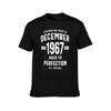 Legends Were Born In December 1967 Birthday Gift T-Shirt hippie clothes summer tops mens white t shirts