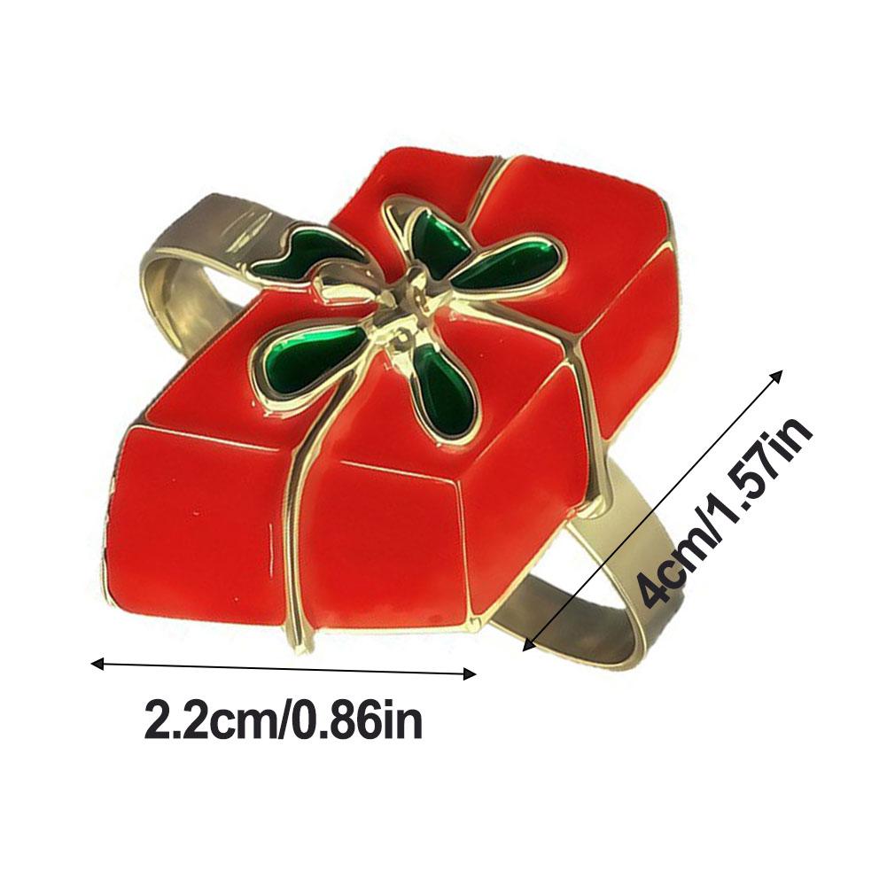 

Set of 12 Metal Napkin Rings Red Color 22 by 4 Centimeters Suitable for Weddings Parties and Festive Table Settings China Mainland