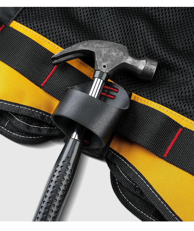 Electrician Multi-Pocket Reflective Tool Vest for Installation and Construction