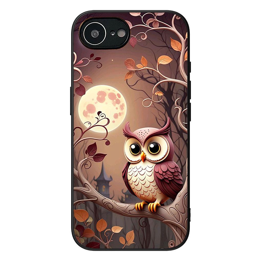 Soft Cover for Samsung Galaxy Note 20 9 8 S8 S10 S9 Plus A54 A33 A21S A31 M21 S10E A17 Coque Phone Case Bird Owl Comics Lovely