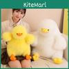 Adorable Plush Duck Toy Large Fluffy Stuffed Animal For Girlfriend Cozy Bed Companion